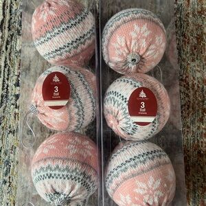 Enchanted Forest® 100mm Knitting Ball Ornament - 3 Pack